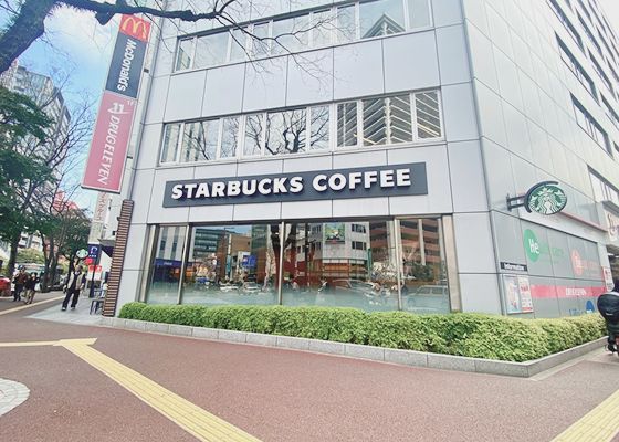 スターバックスコーヒーの角
